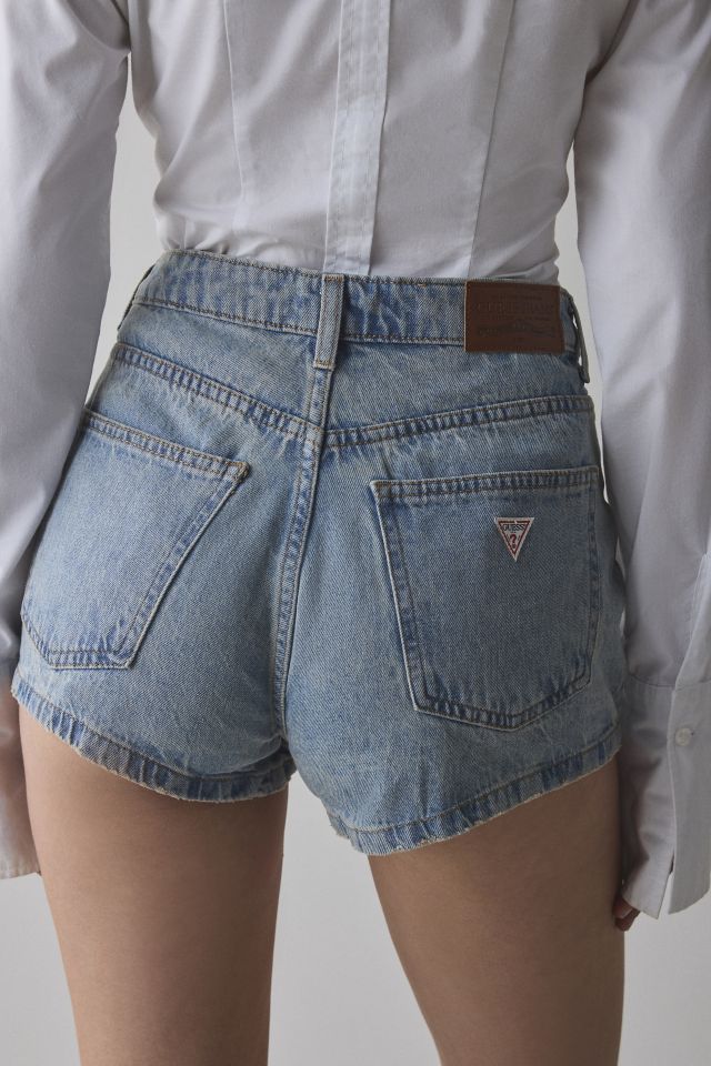 GUESS JEANS High Waisted Vintage Denim Short #1