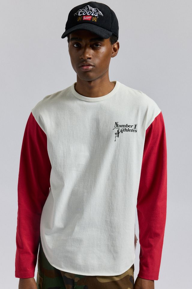 Number 1 Athletics Vintage Graphic Baseball Tee #1