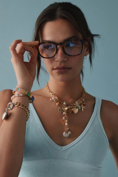 Dylan Rectangle Blue Light Glasses Product Page