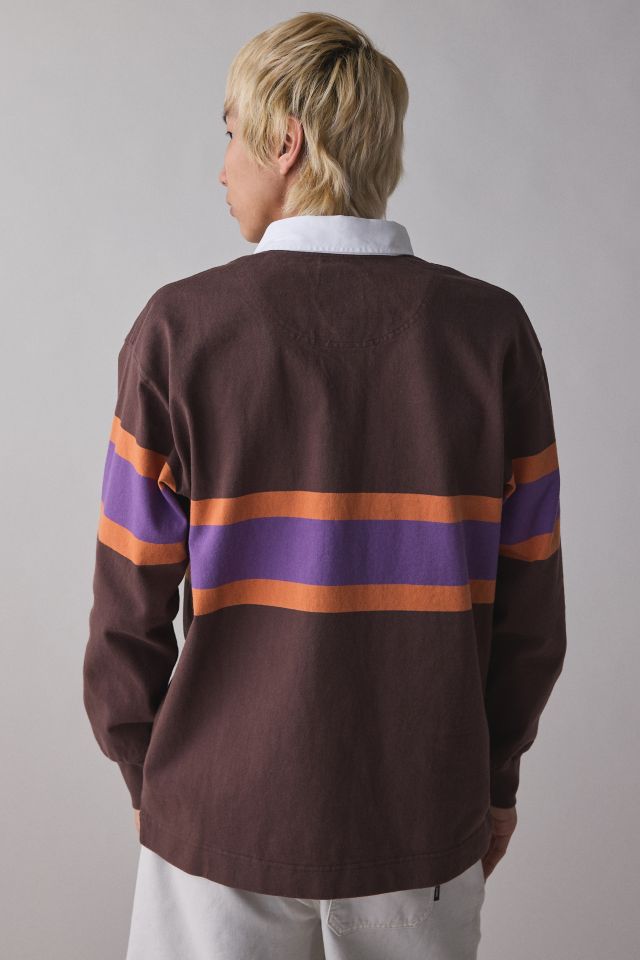 Gramicci Langdon Stripe Long Sleeve Rugby Shirt #2