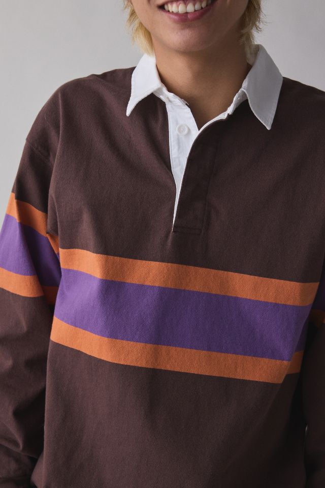 Gramicci Langdon Stripe Long Sleeve Rugby Shirt #4