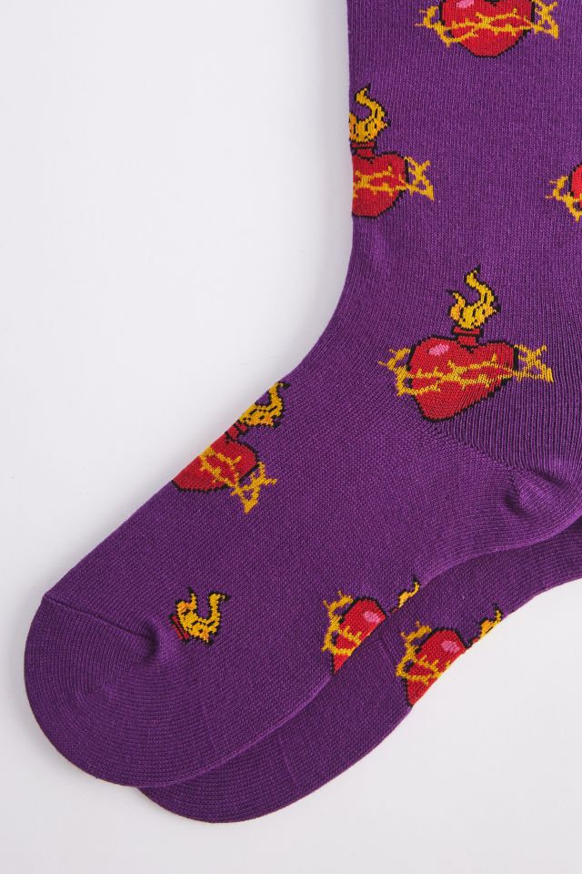Sacred Heart Crew Sock #1