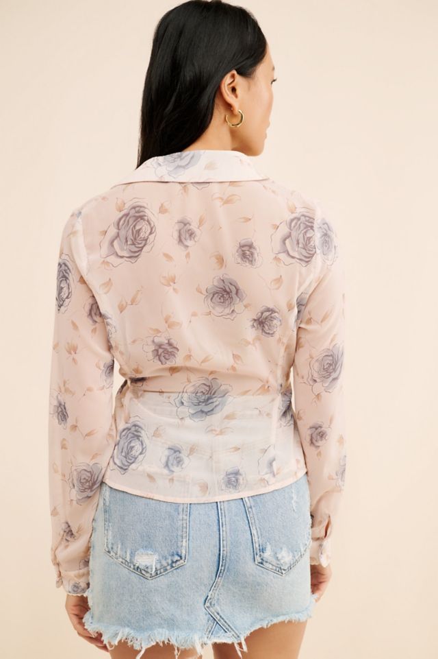 Motel Christabel Sheer Shirt #1