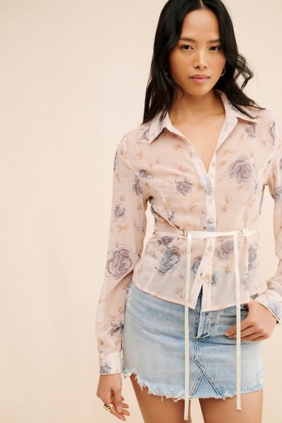 Motel Christabel Sheer Shirt