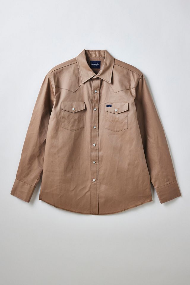 Wrangler Twill Western Work Shirt #1
