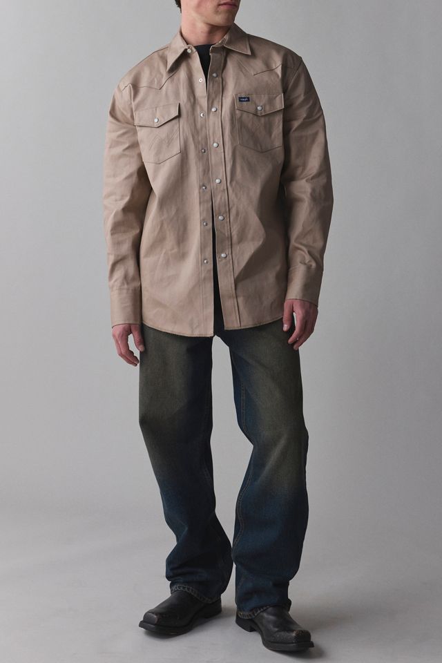Wrangler Twill Western Work Shirt #3