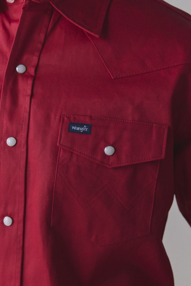 Wrangler Twill Western Work Shirt #3