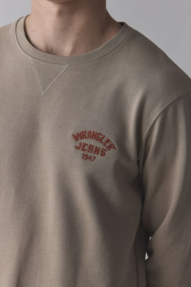 Wrangler Jeans Logo Embroidery Crew Neck Sweatshirt #3