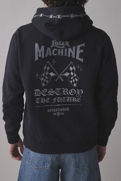 Loser Machine Barbed Wire Oversized Hoodie Sweatshirt