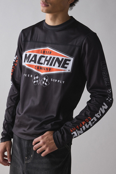 Loser Machine Overdrive Long Sleeve Graphic Tee | Urban Outfitters