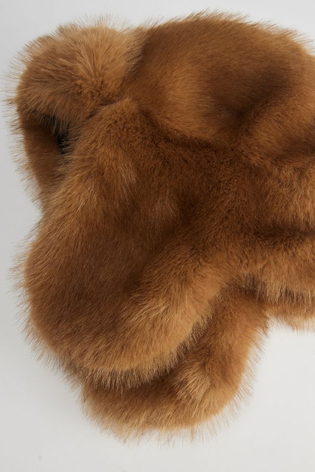 Fluffy Faux Fur Trapper Hat #1