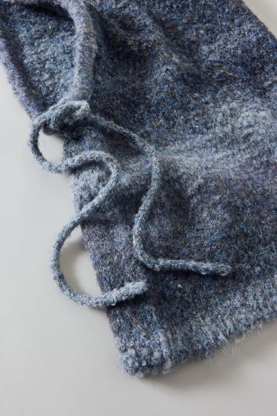 Ombre Knit Adjustable Balaclava Hood
