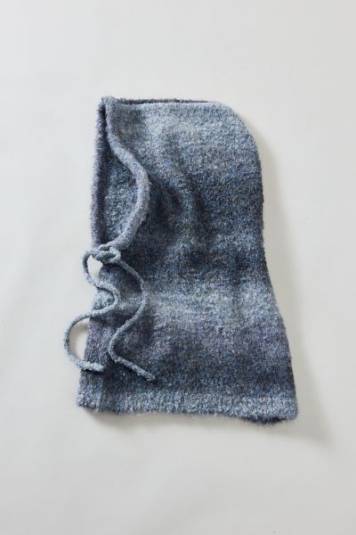 Cagoule à capuchon ajustable en tricot dégradé