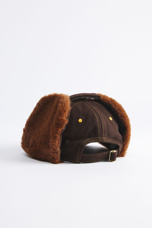 Camp Catskills Faux Fur Trapper Baseball Hat #3