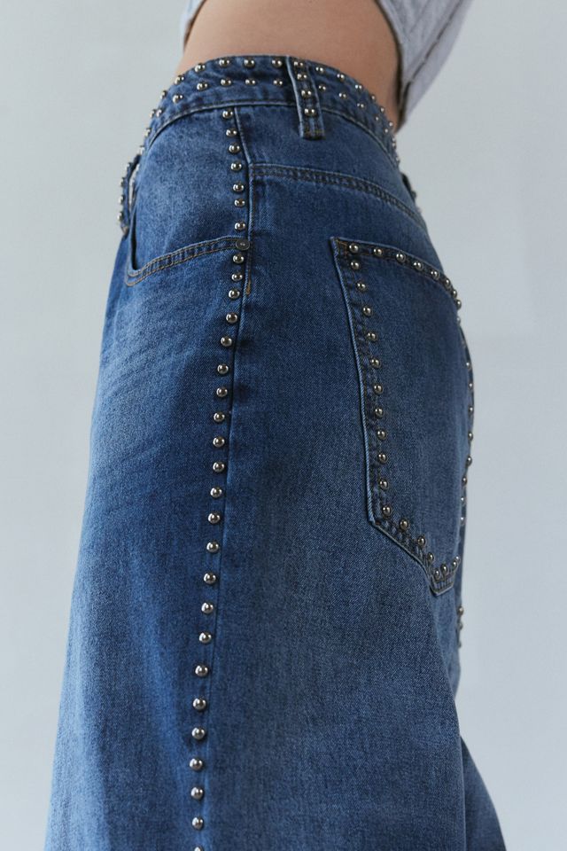 Jaded London Colossus Studded Baggy Jean | Urban Outfitters Jaded London Colossus Studded Baggy Jean | Urban Outfitters