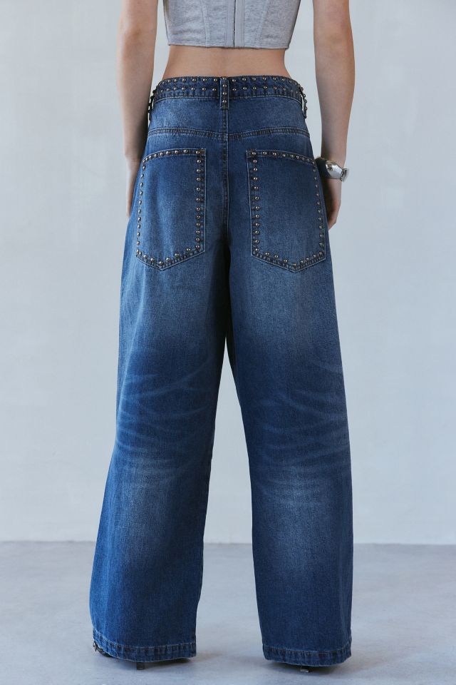 Shop Black Ethereal Colossus Jeans | Jaded London | Clothing