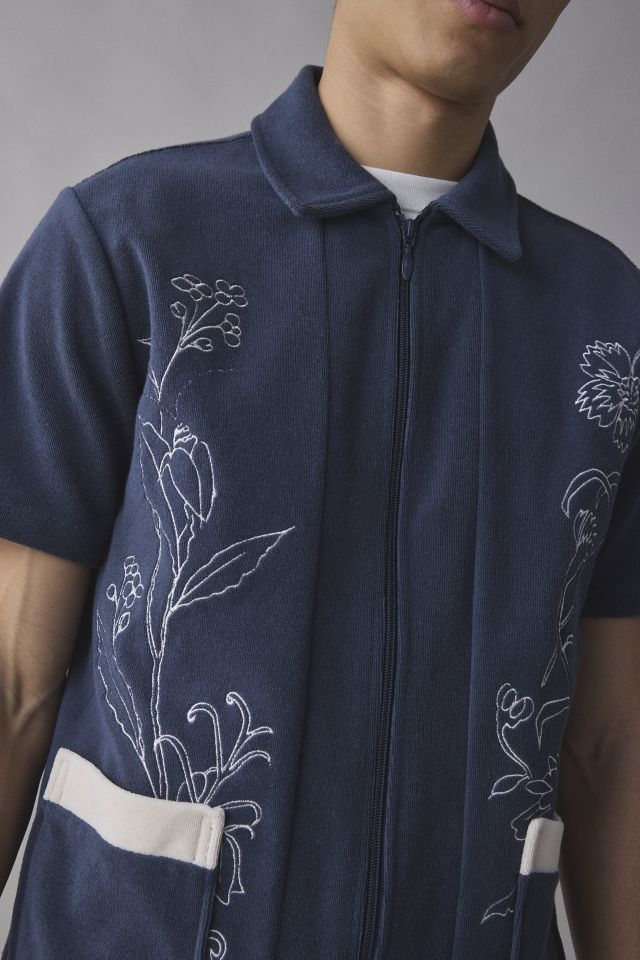 Dark Seas Jethro Embroidered Woven Shirt #3