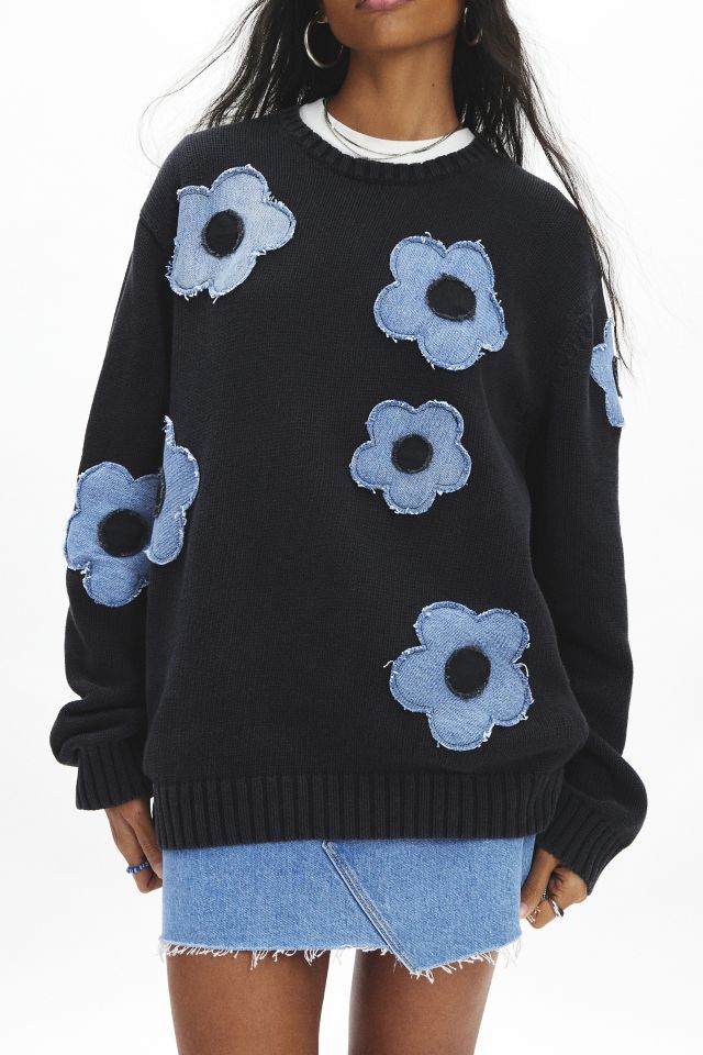 Urban Renewal Remade Flower Patch Sweater | Urban Outfitters