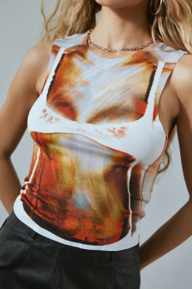 JADED LONDON タンクトップ Jaded London Double Layered Top in Blue | REVOLVE