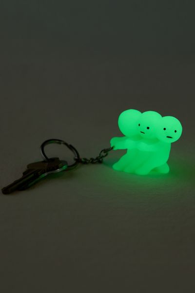 Smiski Glow-In-The-Dark Keychain