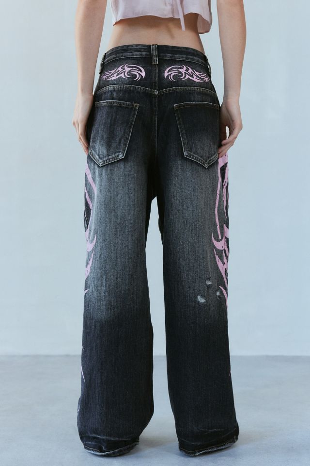 パンツ Jaded London Pink Blade XL ColossusJeans Pink Blade XL Colossus Jeans | Jaded London | Clothing