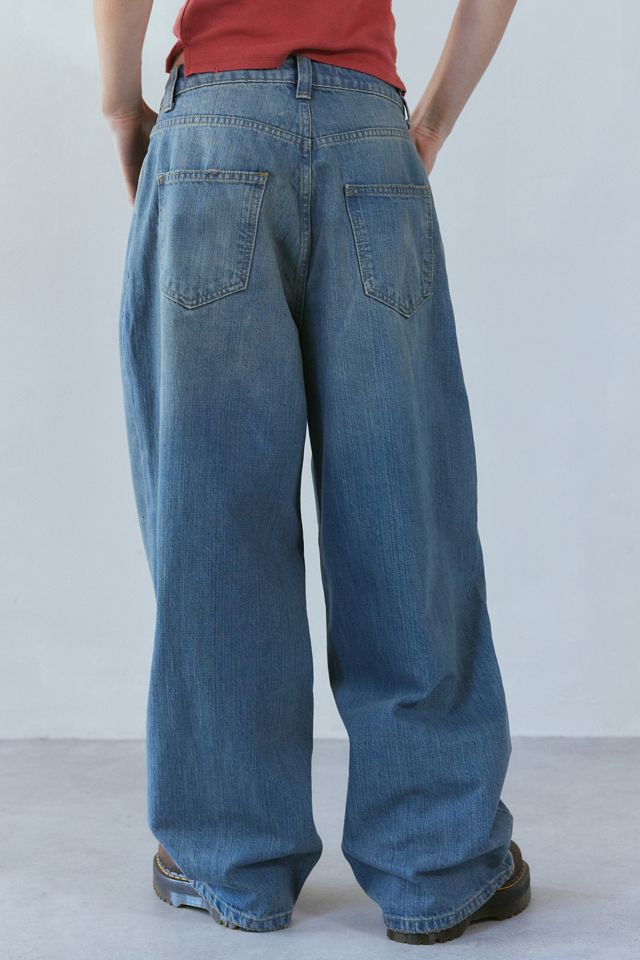 Jaded London Light Wash Slub XL Colossus Baggy Jean | Urban Jaded London Light Wash Slub XL Colossus Baggy Jean | Urban