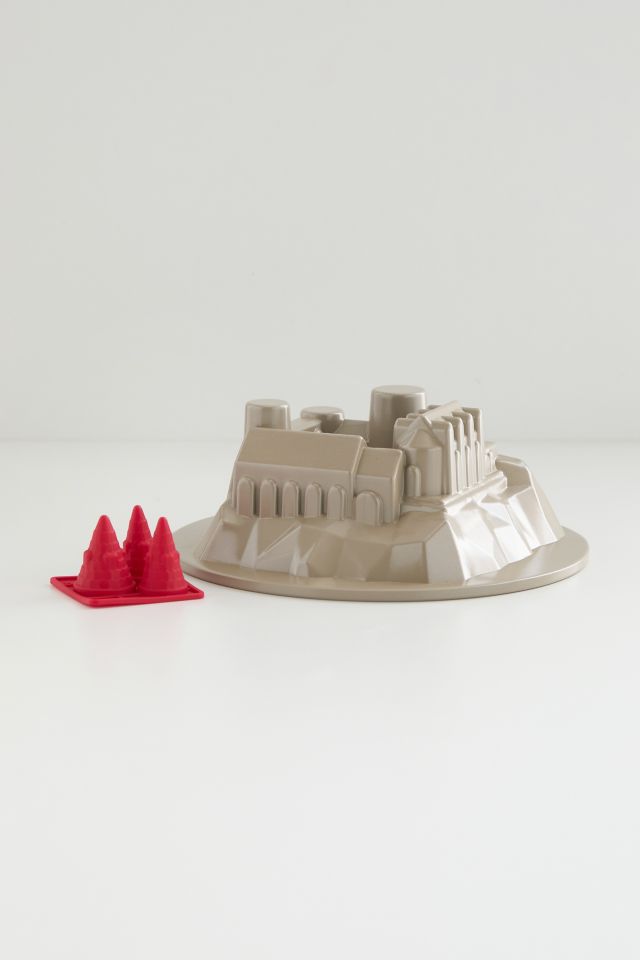 Harry Potter Hogwarts Snow Castle Cake Pan Set with Recipe Book