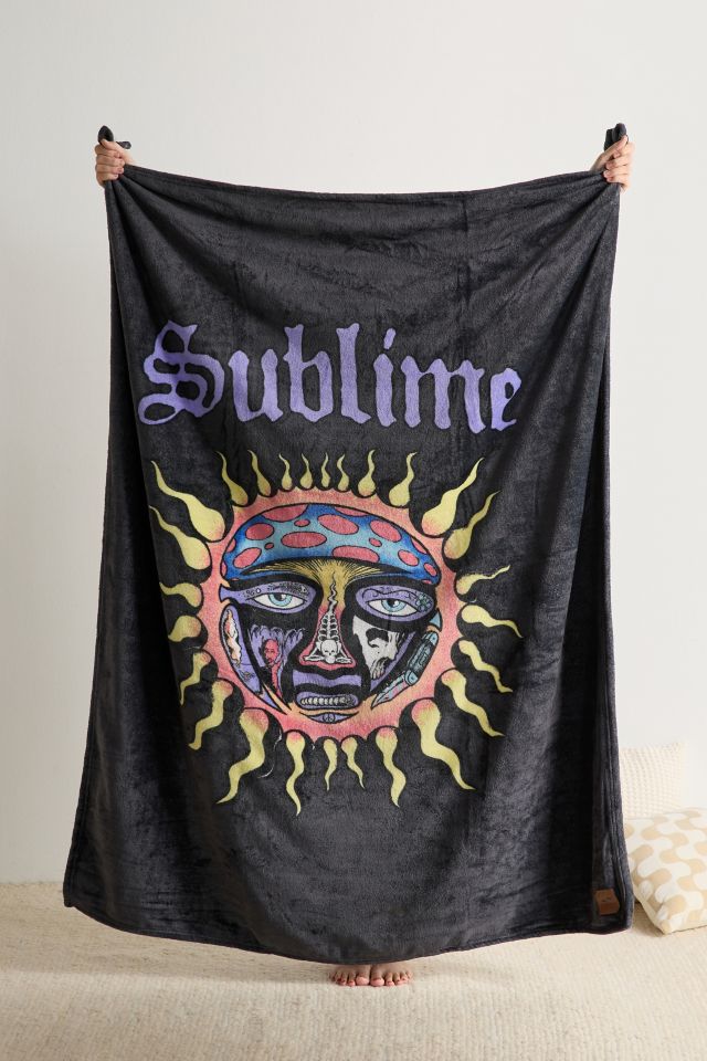 SUBLIME　fleece blanket　サブライム　フリースブランケット 40 OZ Plush Fleece Throw Blanket | Sublime x Slowtide