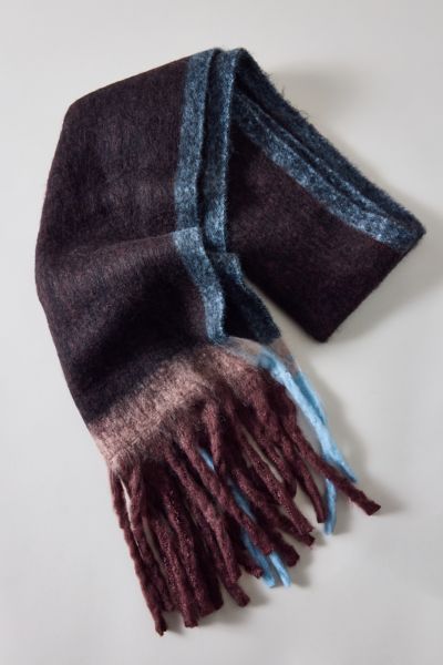 Urban Outfitters Cozy Oversized Woven Scarf In Brown, Women's At  In Brown