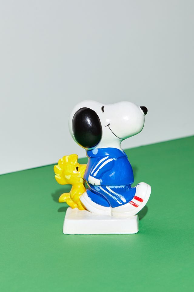 Vintage 1960s Handmade Peanuts Snoopy & Woodstock Coin Bank