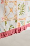 Printed Pattern Ruffle Edge Tablecloth