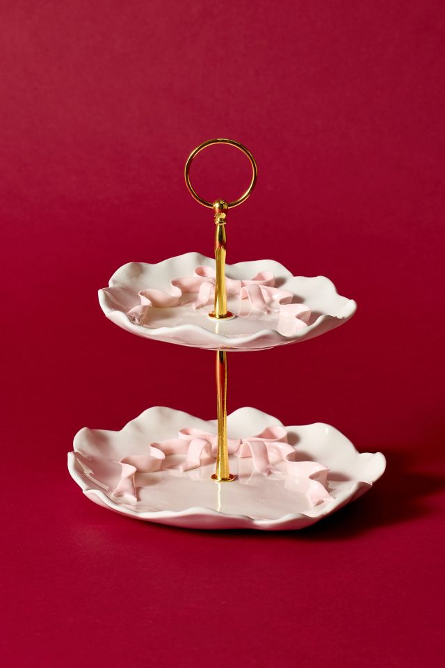 Bow 2-Tier Jewelry Stand