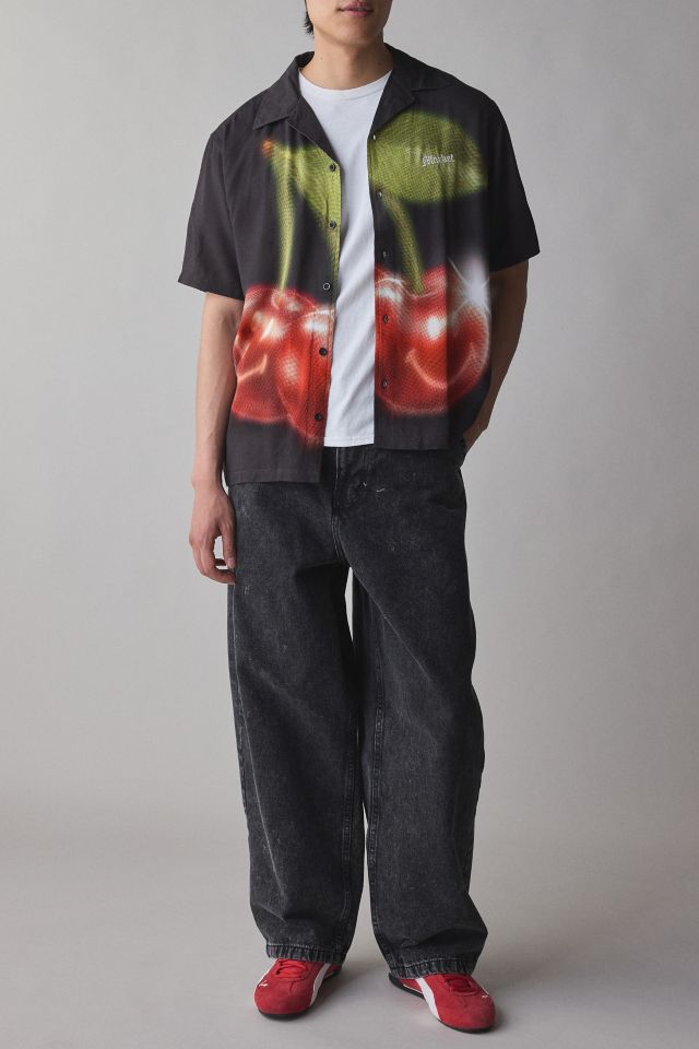 Market X Smiley Cherries Short Sleeve Shirt #3