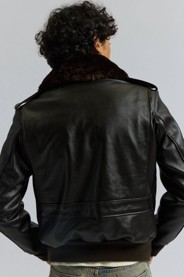 Schott A-2 Naked Cowhide Leather Jacket #1