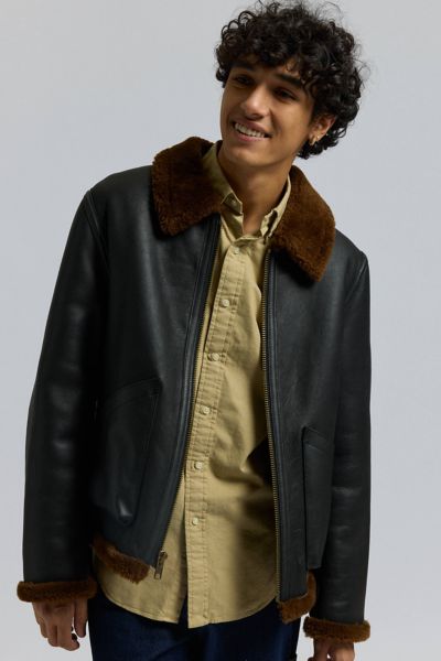 【ほぼ新品】HUF × Schott LEATHER JACKET Schott NYC - Franklin & Poe