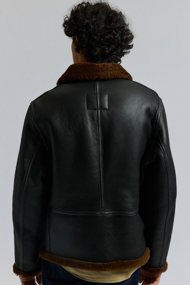 Schott B-6 Sheepskin Collar Jacket | Urban Outfitters