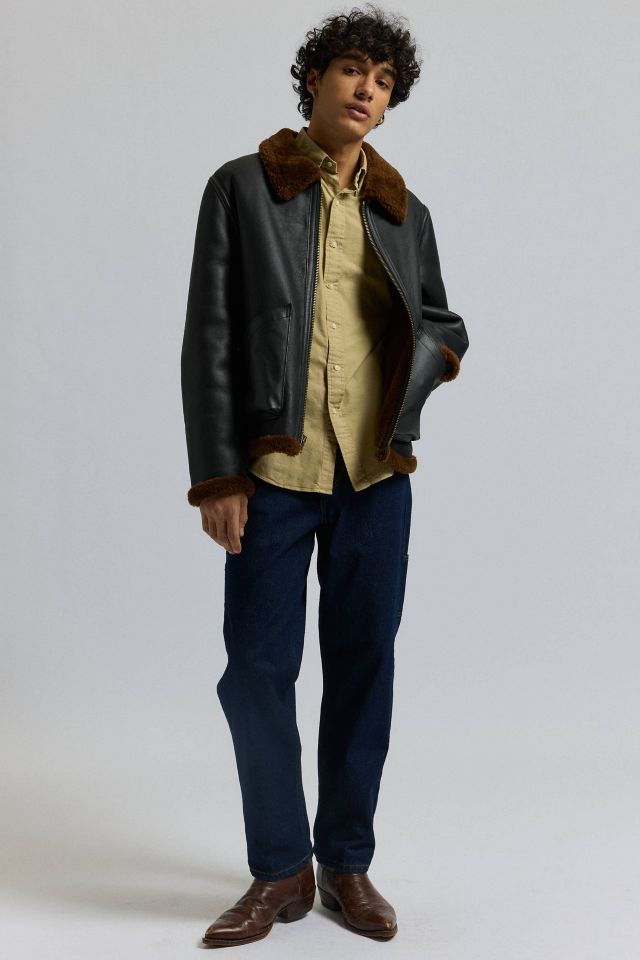 Schott B-6 Sheepskin Collar Jacket #2