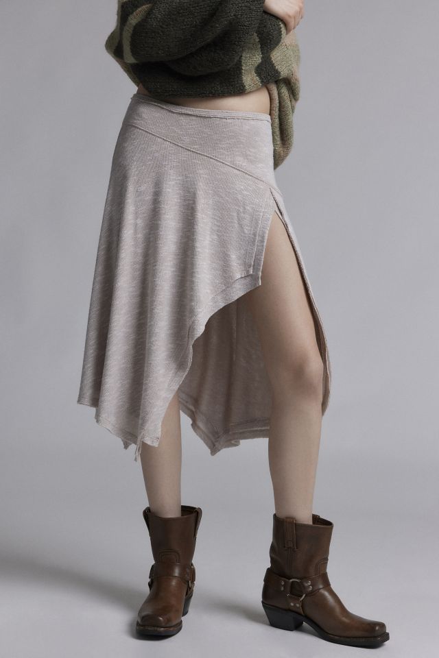 Kimchi Blue Melissa Asymmetric Knit Midi Skirt #3