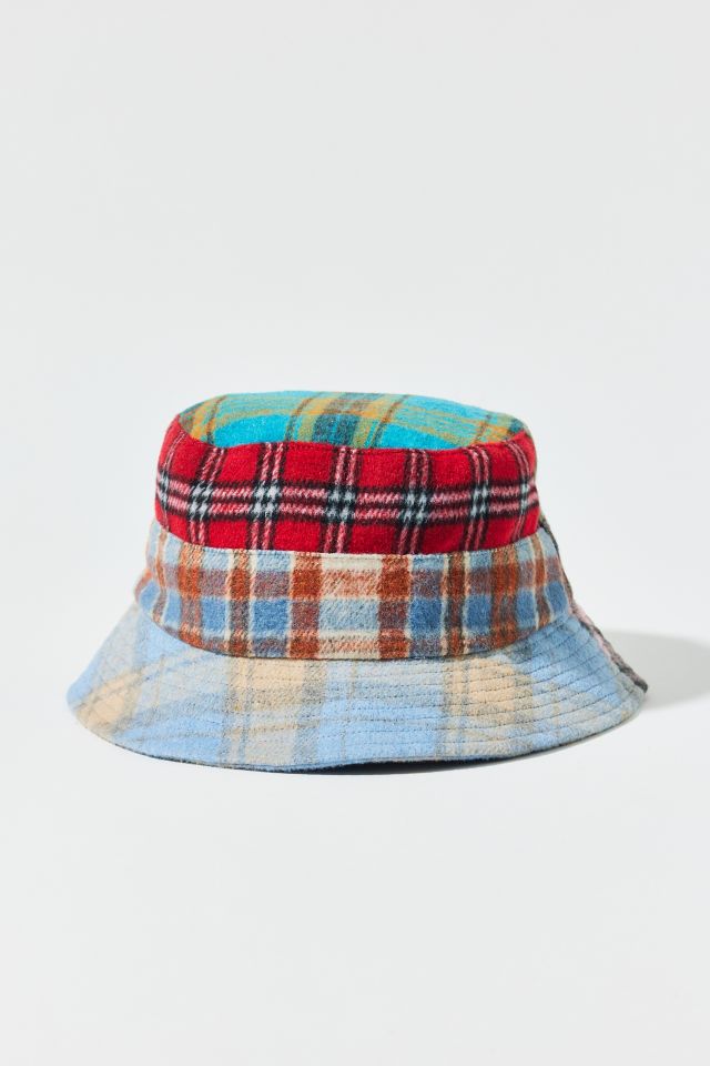 Mixed Plaid Bucket Hat #1