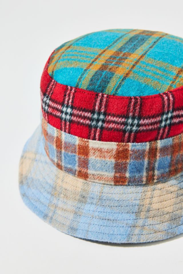 Mixed Plaid Bucket Hat #2