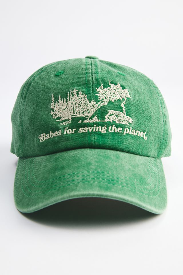Babes Saving The Planet Washed Dad Hat #2