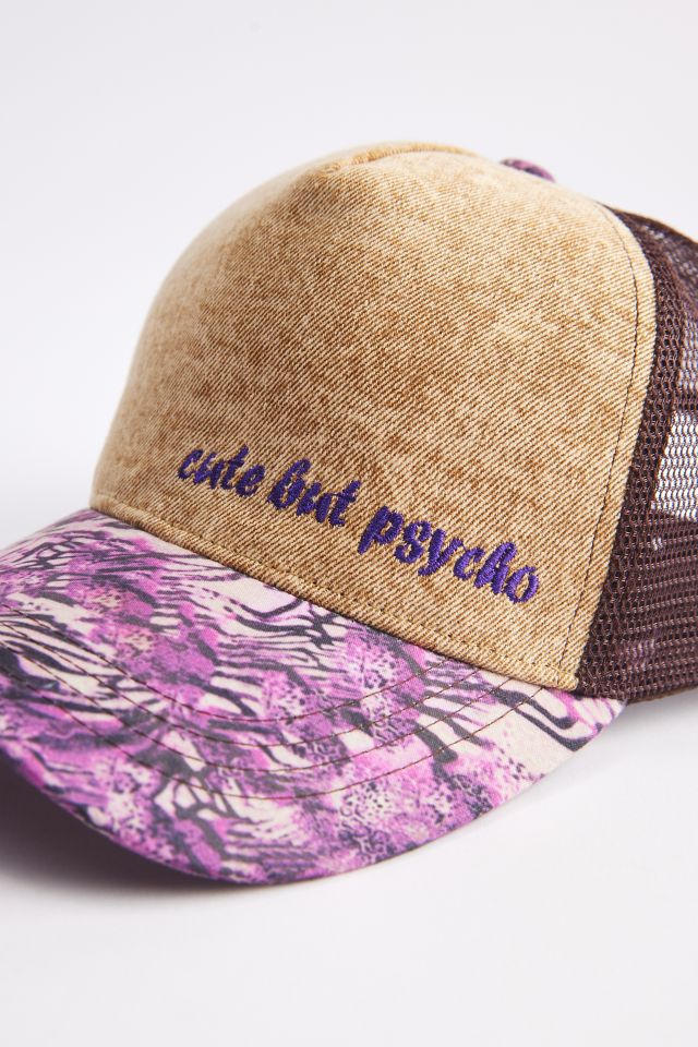 Casquette de camionneur à blocs de couleurs et slogan #1