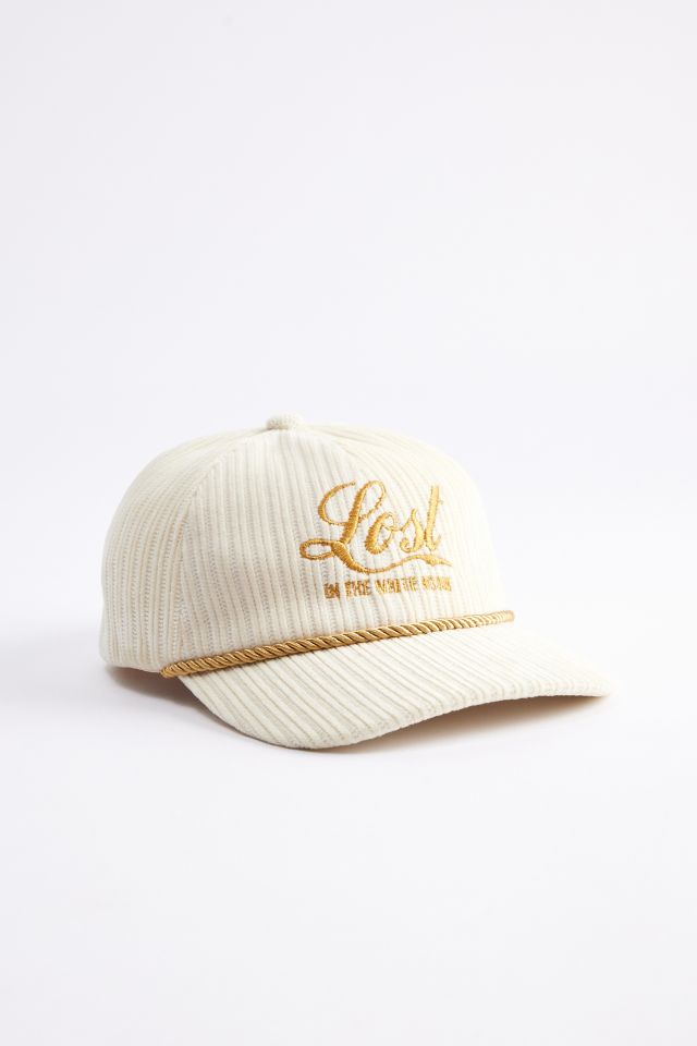 Corduroy Slogan Text Hat #1
