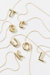 14k Gold Plated Bubble Initial Charm Necklace