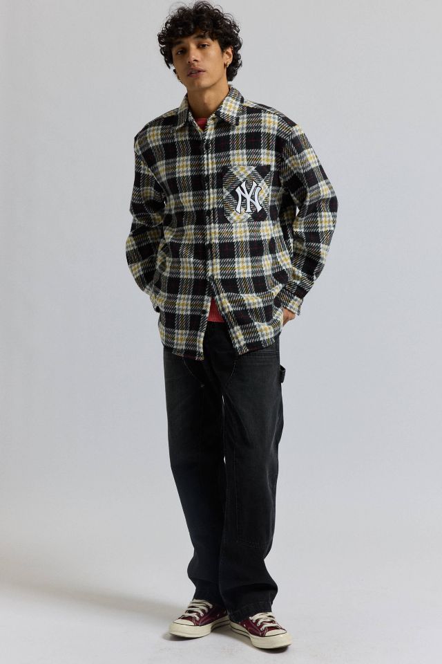 Pro Standard MLB New York Yankees Long Sleeve Flannel Shirt #2
