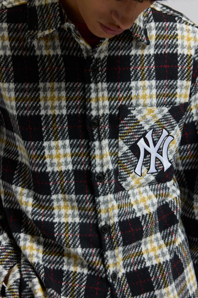 Pro Standard MLB New York Yankees Long Sleeve Flannel Shirt #3