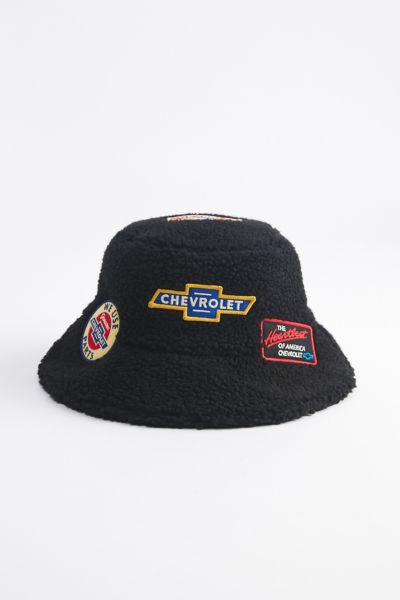 American Needle Chevrolet Patched Fleece Bucket Hat Urban Outfitters