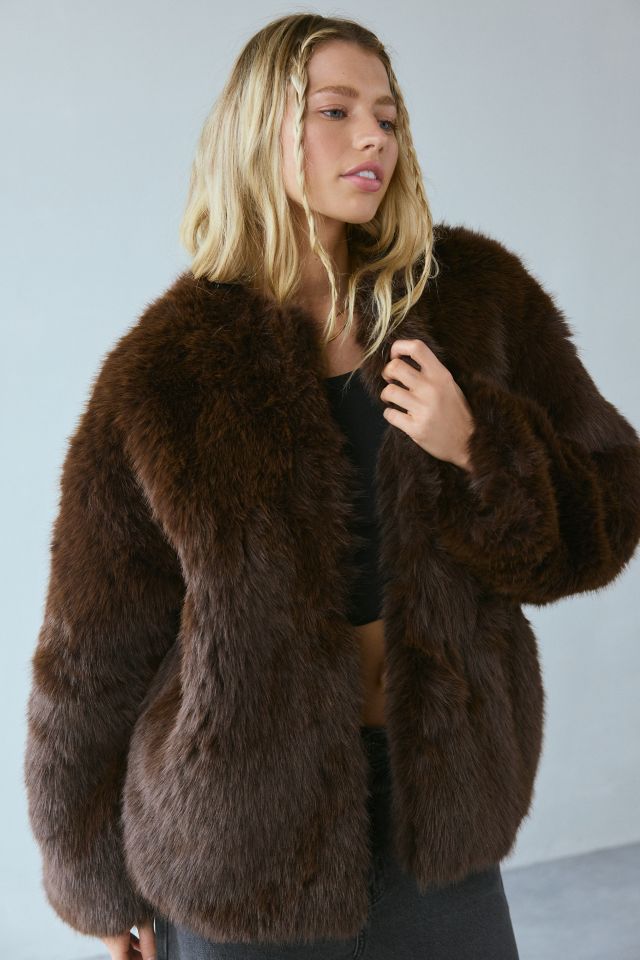 Ghospell Rylee Faux Fur Coat #2