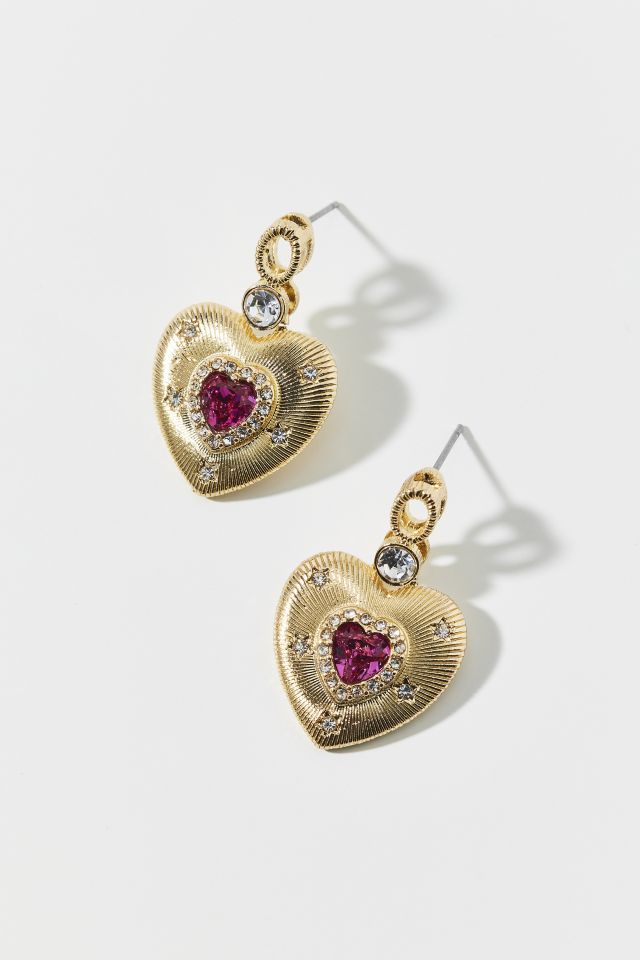 Gemma Heart Drop Earring #1