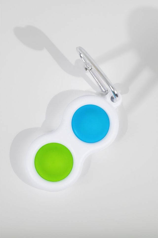 Pop Two Button Toy Keychain #4